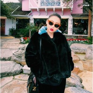 Marc Jacobs faux fur jacket XS/S